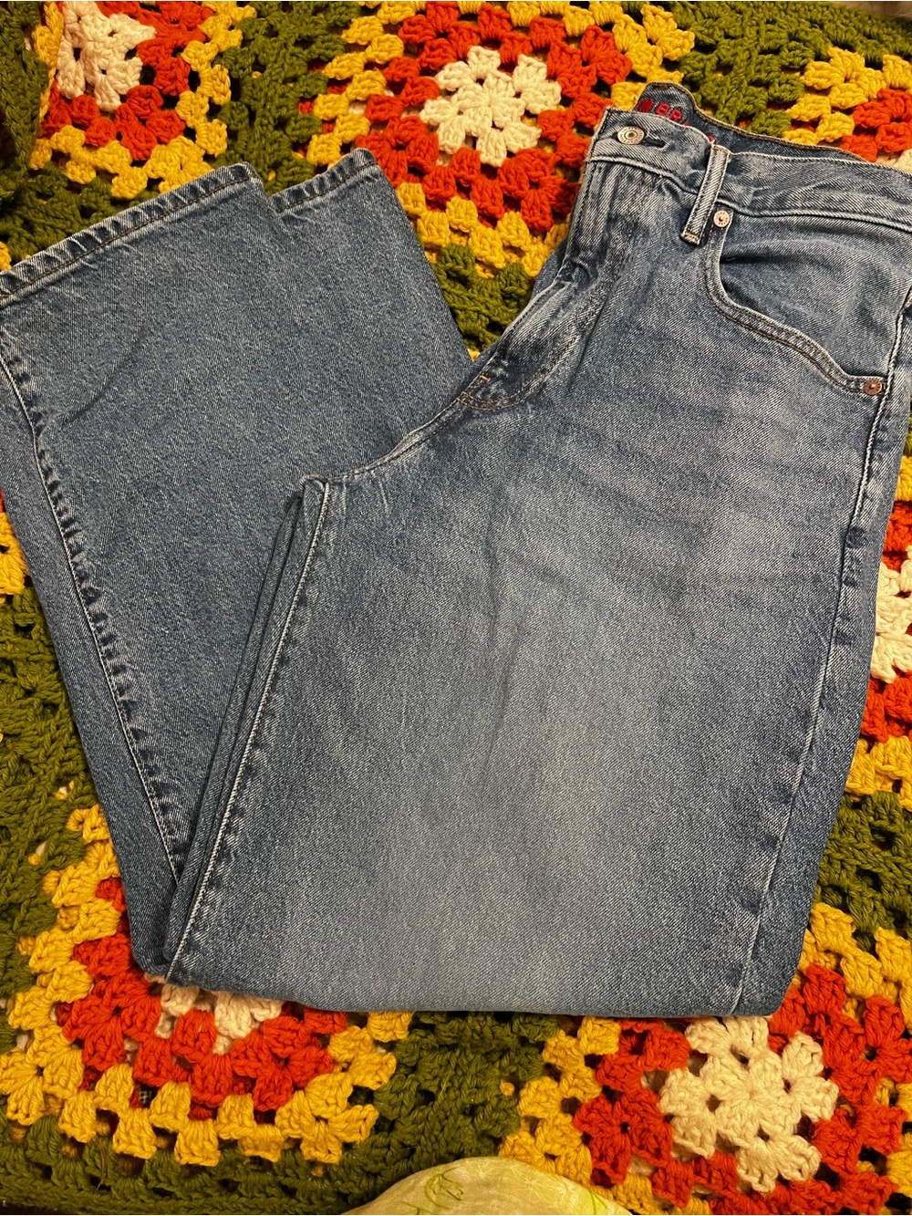 Lucky Brand Light Wash 281 Baggy Blue Denim Jeans 31 x 32